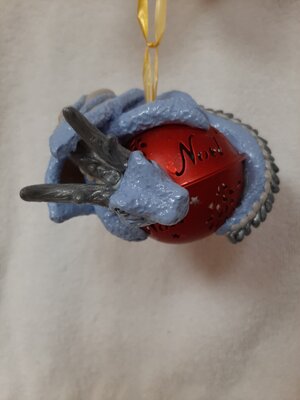 Blue Dragon Wrapped Ornament